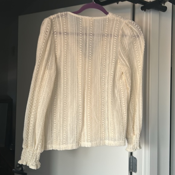 Ecru crotchet top - Picture 4 of 4